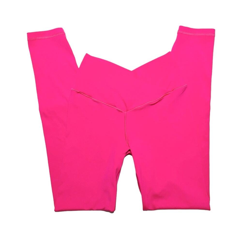 OFFLINE by aerie double crossover leggings hot pink real me size small